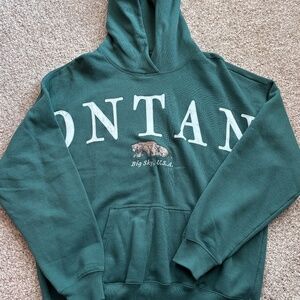 Hollister Oversized Montana Graphic Hoodie